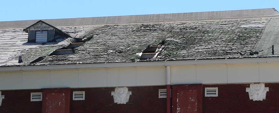roof damage