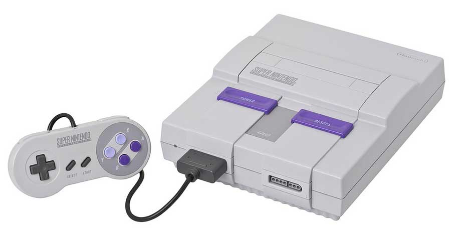 snes game console