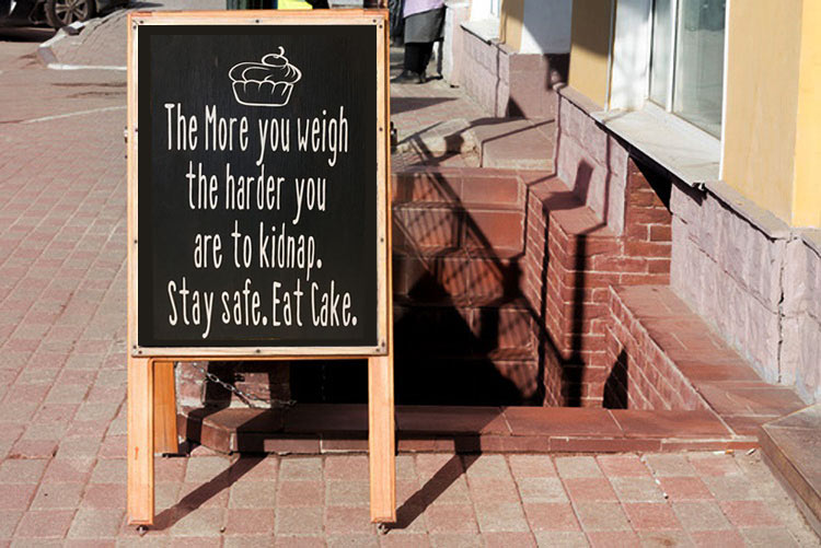 signage marketing around town